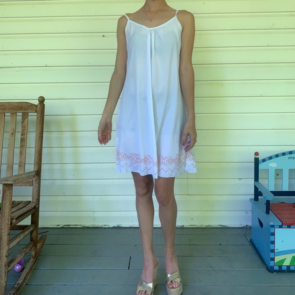 White Summer Tank Dress
